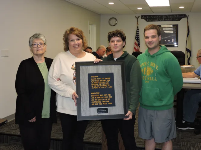 Follansbee Council remembers former city clerk